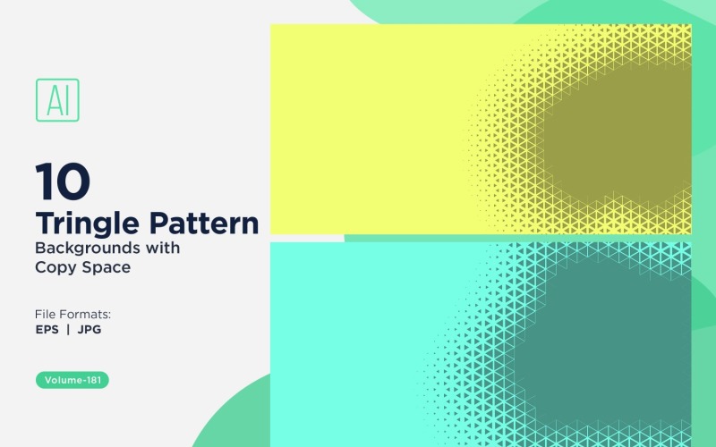 Fondo con patrón de triángulos dinámicos para proyectos creativos 181