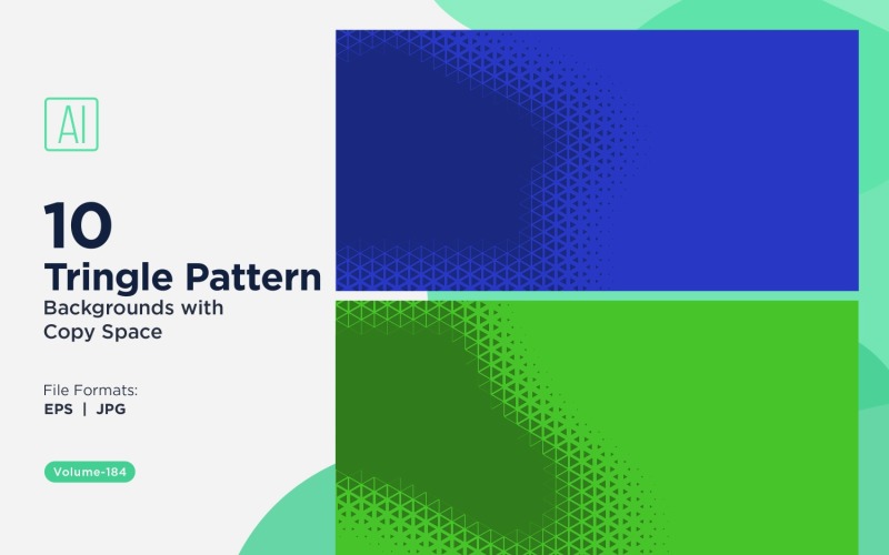 Motif de triangles dynamiques pour projets créatifs 184