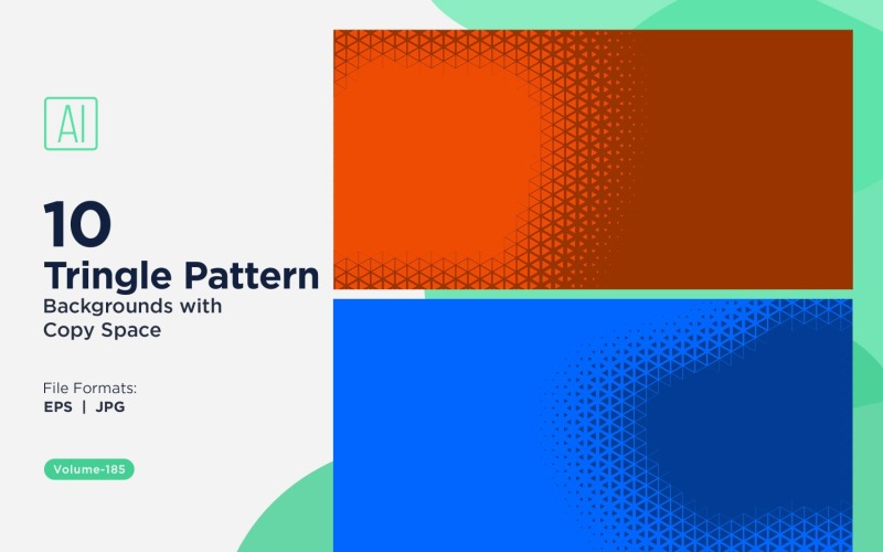 Motif de triangles dynamiques pour projets créatifs 185