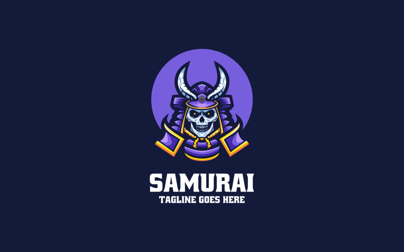 Samurai Skull E-Sport en Sportlogo 1