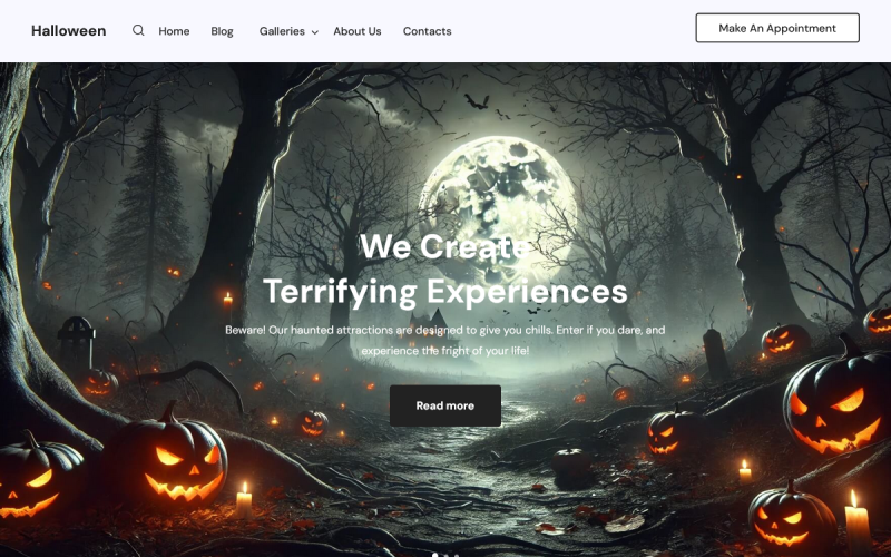 TishHalloween-万圣节 WordPress 主题