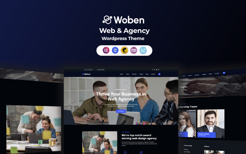 Woben – 网络代理 WordPress 主题