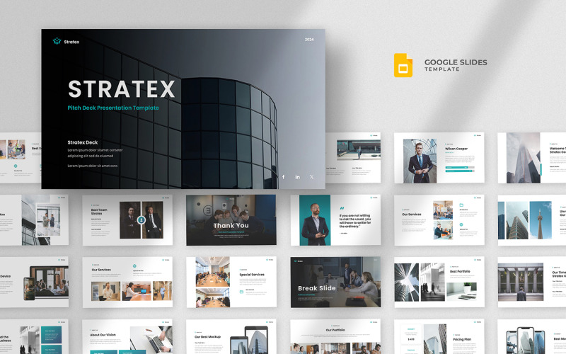 Startex - Szablon prezentacji Google Slides