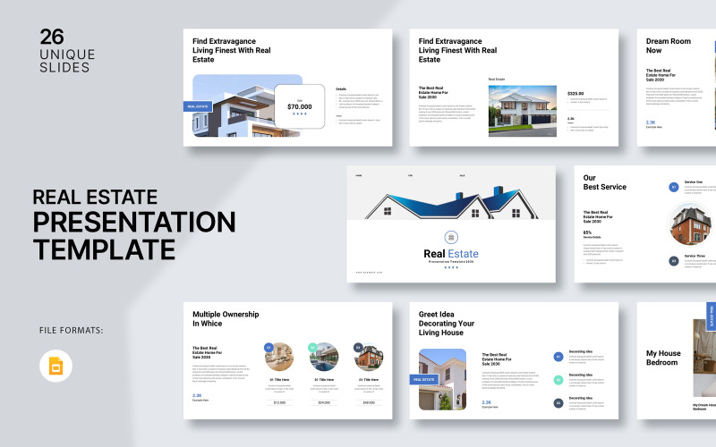 2030 Нерухомість Google Slide