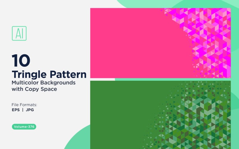 Żywe trójkątne tło wzoru w wielu kolorach i rozmiarach 166
