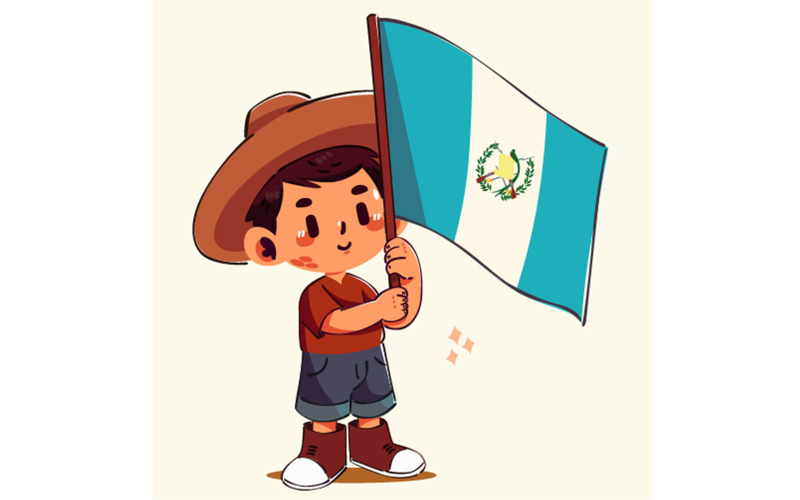 Ilustrace dne nezávislosti Guatemaly