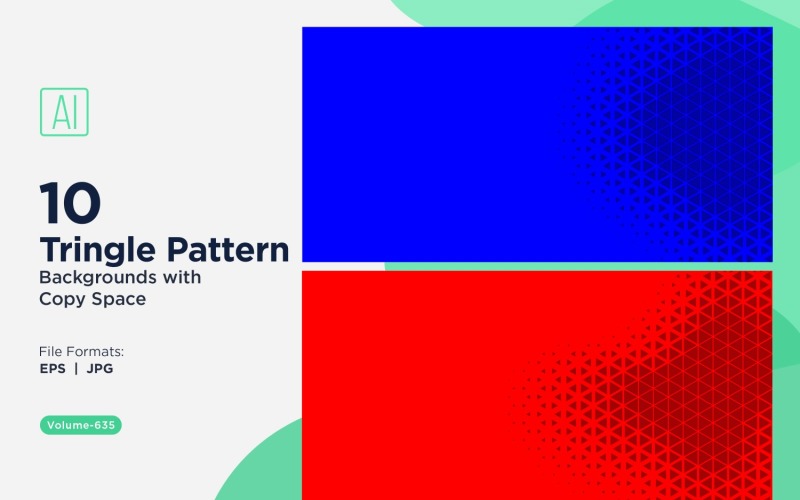 Dynamischer Dreiecksmuster-Hintergrund für kreative Projekte 635