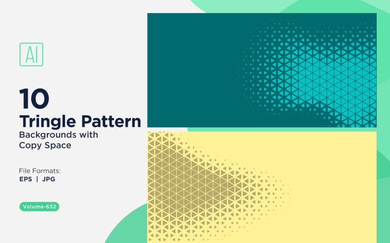 Fondo con patrón de triángulos dinámicos para proyectos creativos 632