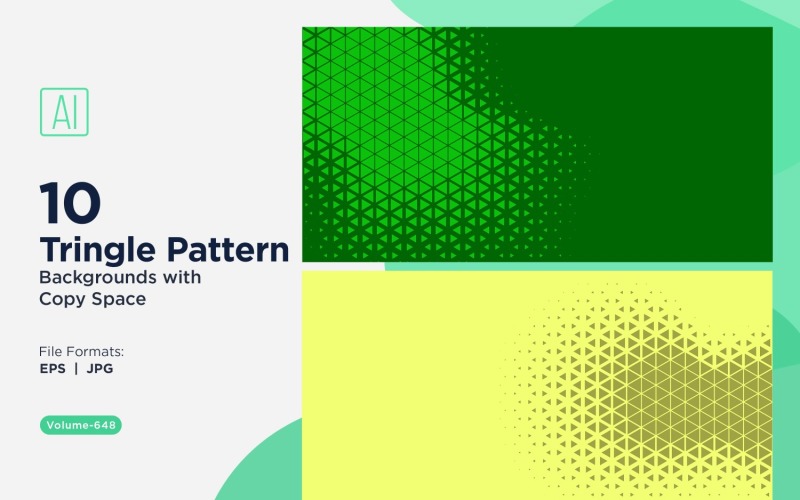 Motif de triangles dynamiques pour projets créatifs 648