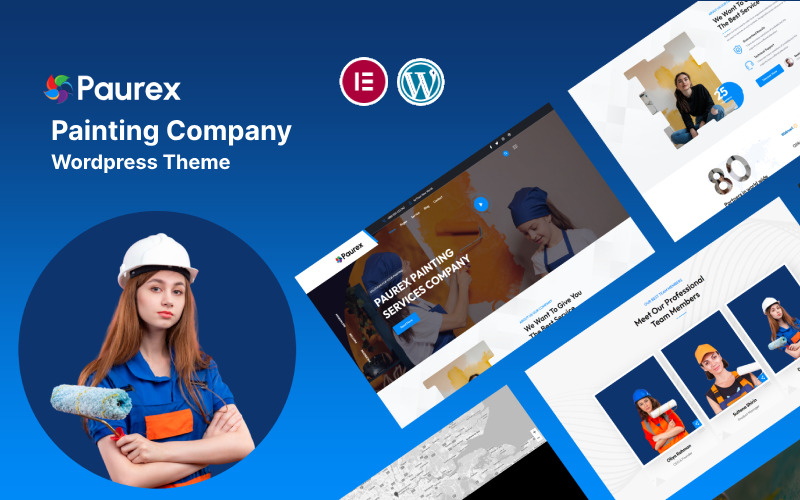 Paurex - Tema de WordPress para empresa de pintura