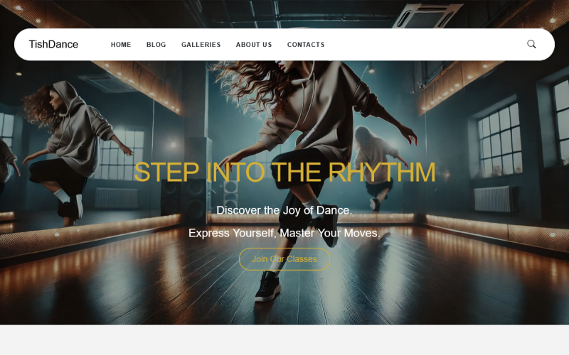TishDance – Thème WordPress pour studio de danse