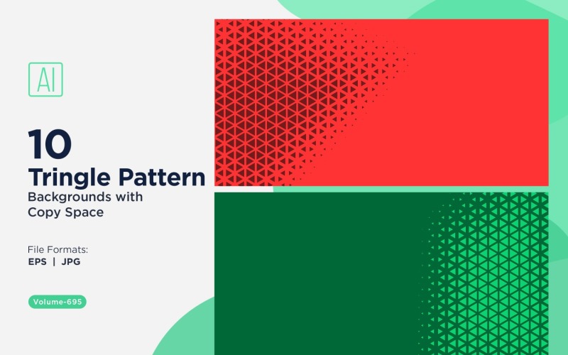 Dynamic Triangles Pattern Background for Creative Projects 695