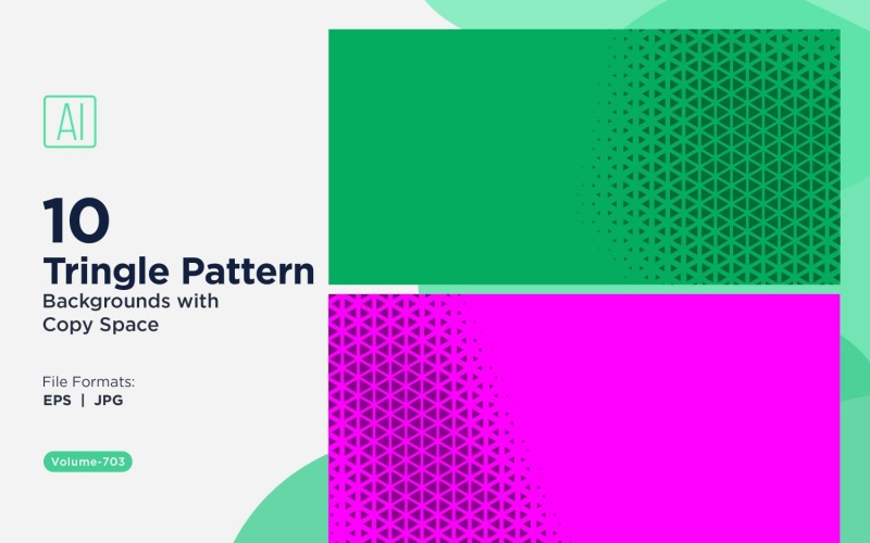 Dynamic Triangles Pattern Background for Creative Projects 703