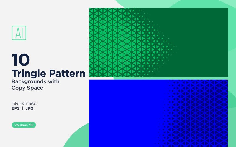 Dynamischer Dreiecksmuster-Hintergrund für kreative Projekte 751