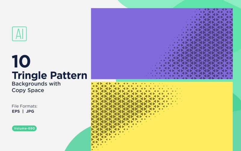 Fondo con patrón de triángulos dinámicos para proyectos creativos 690