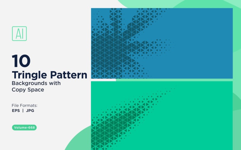 Motif de triangles dynamiques pour projets créatifs 668