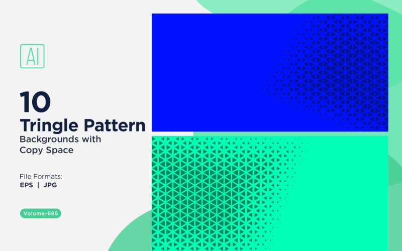 Motif de triangles dynamiques pour projets créatifs 685