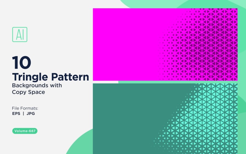 Motif de triangles dynamiques pour projets créatifs 687