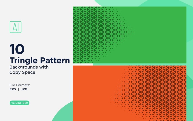 Motif de triangles dynamiques pour projets créatifs 689