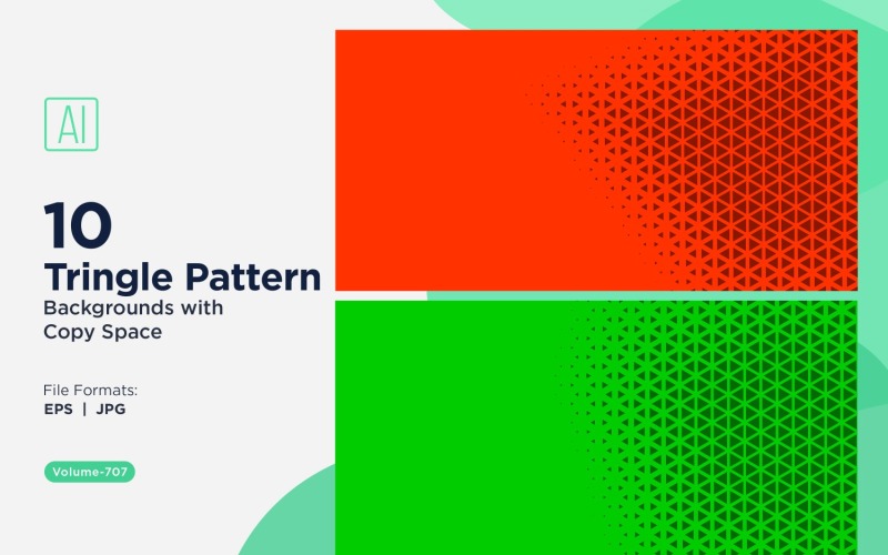 Motif de triangles dynamiques pour projets créatifs 707