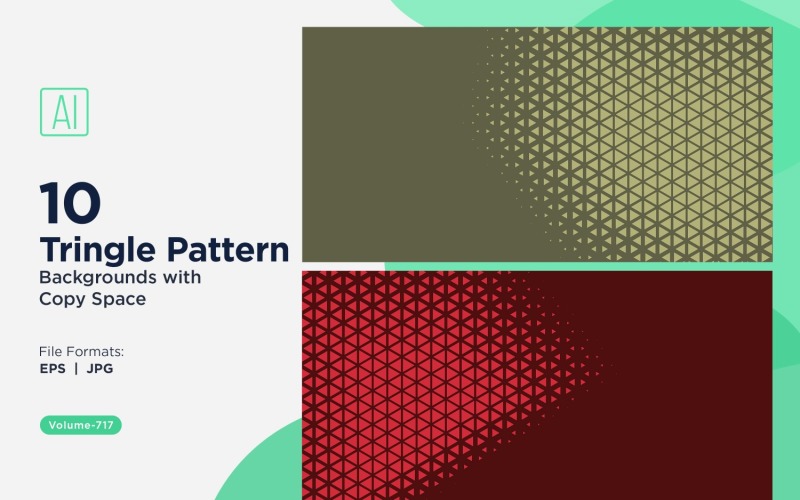 Motif de triangles dynamiques pour projets créatifs 717