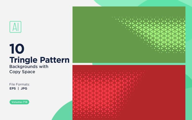 Motif de triangles dynamiques pour projets créatifs 718