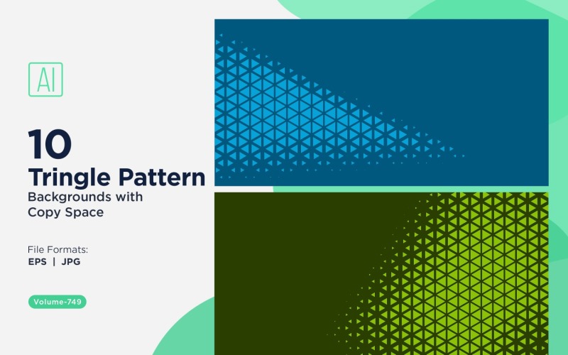 Motif de triangles dynamiques pour projets créatifs 749