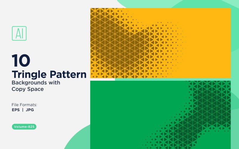 Motif de triangles dynamiques pour projets créatifs 825