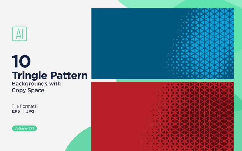 Motif de triangles dynamiques pour projets créatifs 773