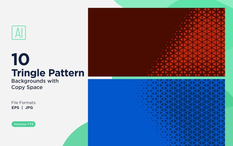 Motif de triangles dynamiques pour projets créatifs 779