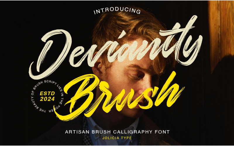 Deviantly Brush | Czcionka Brush Script