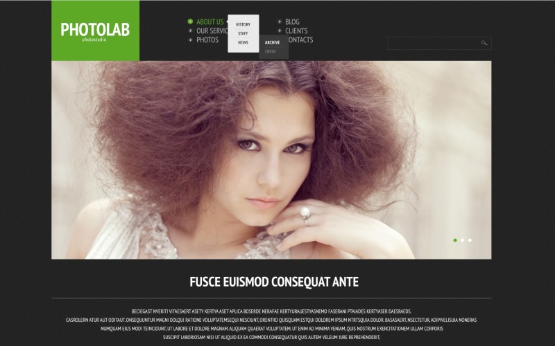 фотолаборатория отзывчивая тема wordpress