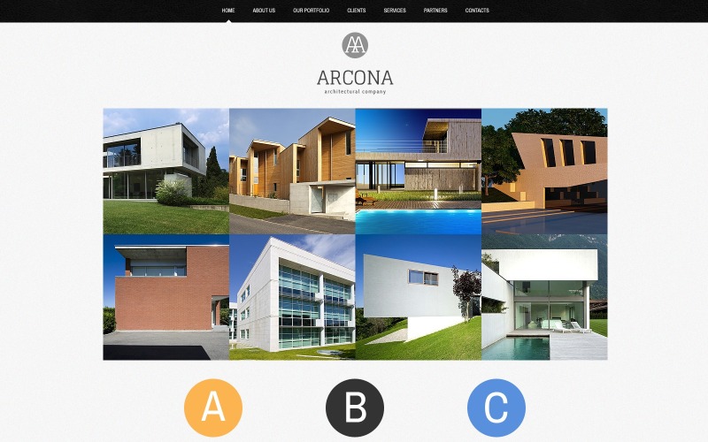 Responsive Website-Vorlage für Bauunternehmen