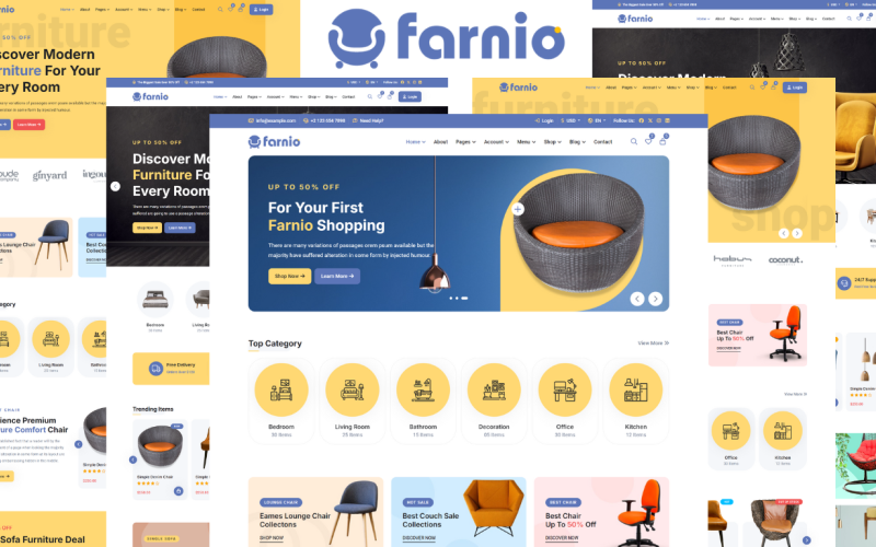 Farnio - Meubelwinkel HTML5-sjabloon