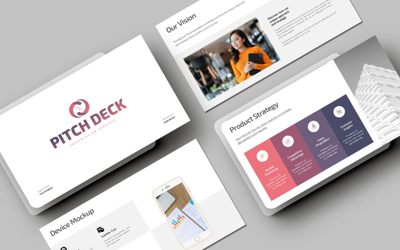 Pitch Deck Keynote Şablonu (Anahtar)