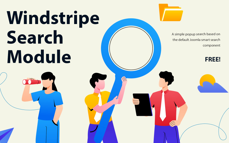 Windstrip Search Popup Module GRATIS