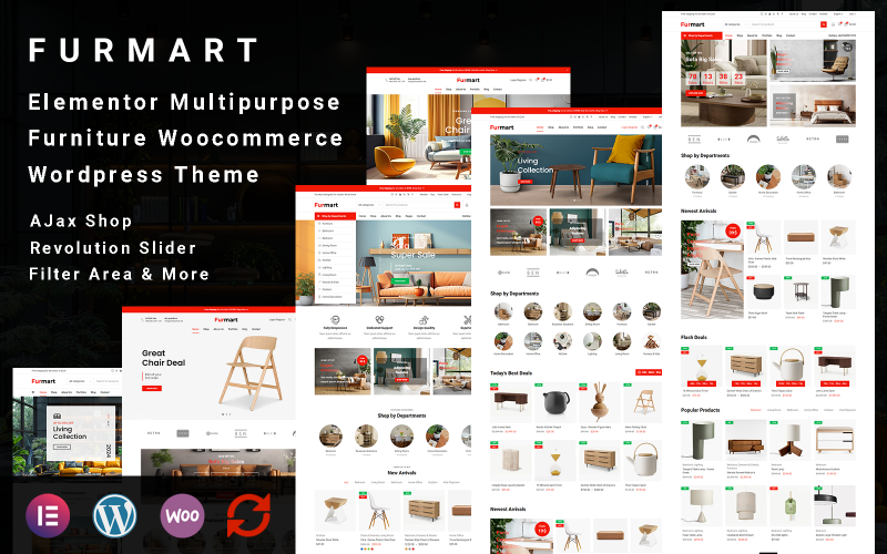 FurMart - Elementor Multifunctioneel Meubel Woocommerce Wordpress Thema