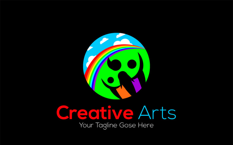 Logo van Creative Arts en logo van Creative People