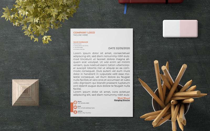 Business A4-brevpapper Företagsidentitet_(133)