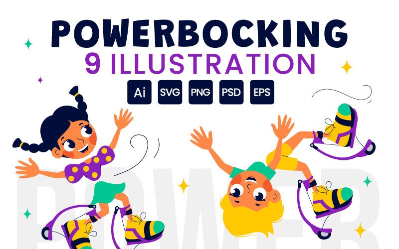 9 Ilustração do esporte Powerbocking