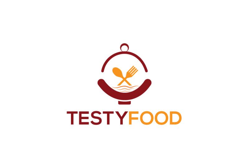 Modello di progettazione del logo Testy Food