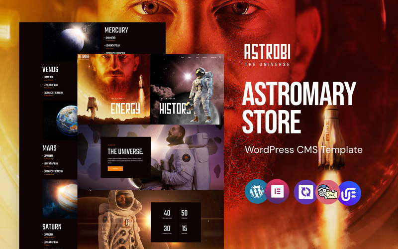 Astrobi - Astronomiczny WordPress Elementor Theme