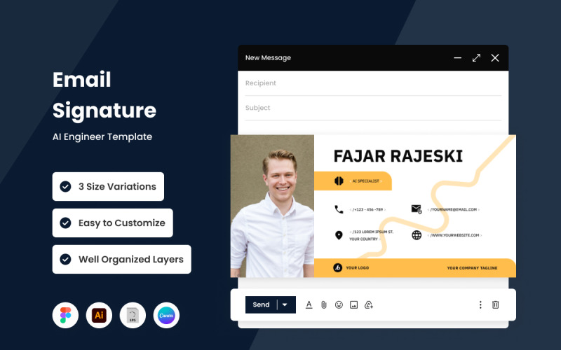 Ingegnere AI - Modello di firma e-mail V3