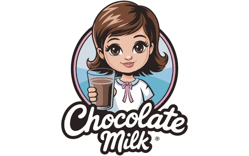 Créer un logo pour l'entreprise qui produit du lait au chocolat