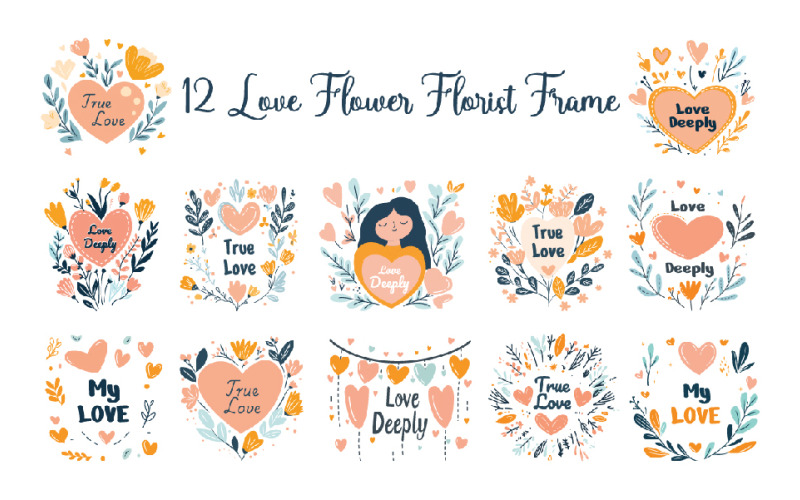 12 Love Flower Květinářství Rám