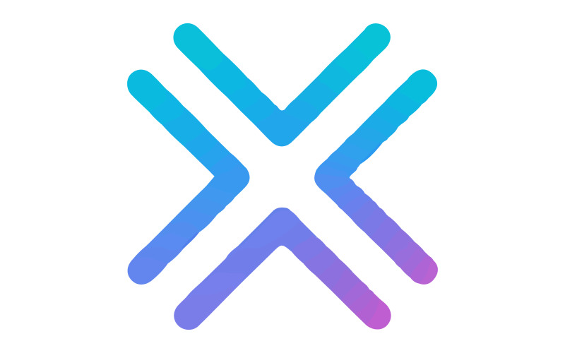 En minimalistisk logotyp för Innovate X