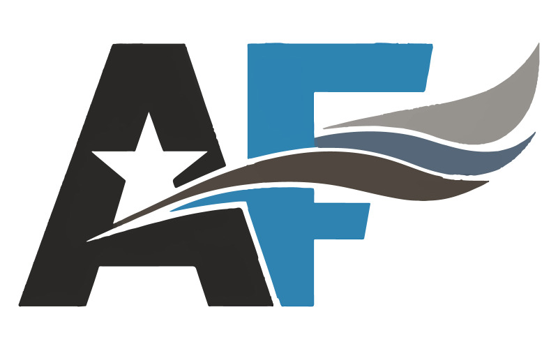 L'image est un logo pour AF Creative Design