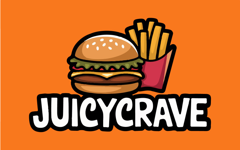 Logotipo para ilustração de fast food