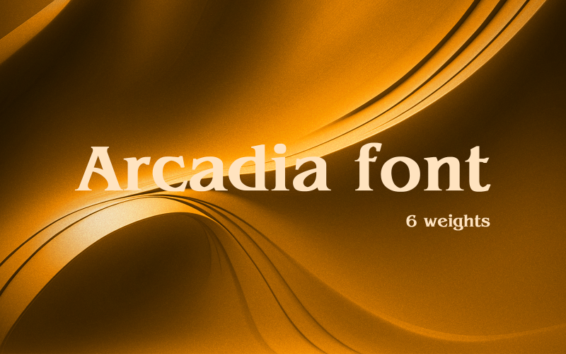 Шрифт Arcadia Creative-06-24
