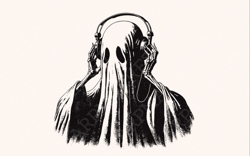 Fantasma ouvindo música PNG, Fantasmas png, Fantasma de Halloween Png, Halloween PNG, Fantasma fofo Png, Assustador